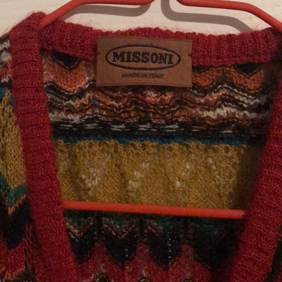 Missoni orange label cardigan sweater. - Picture 2 of 4
